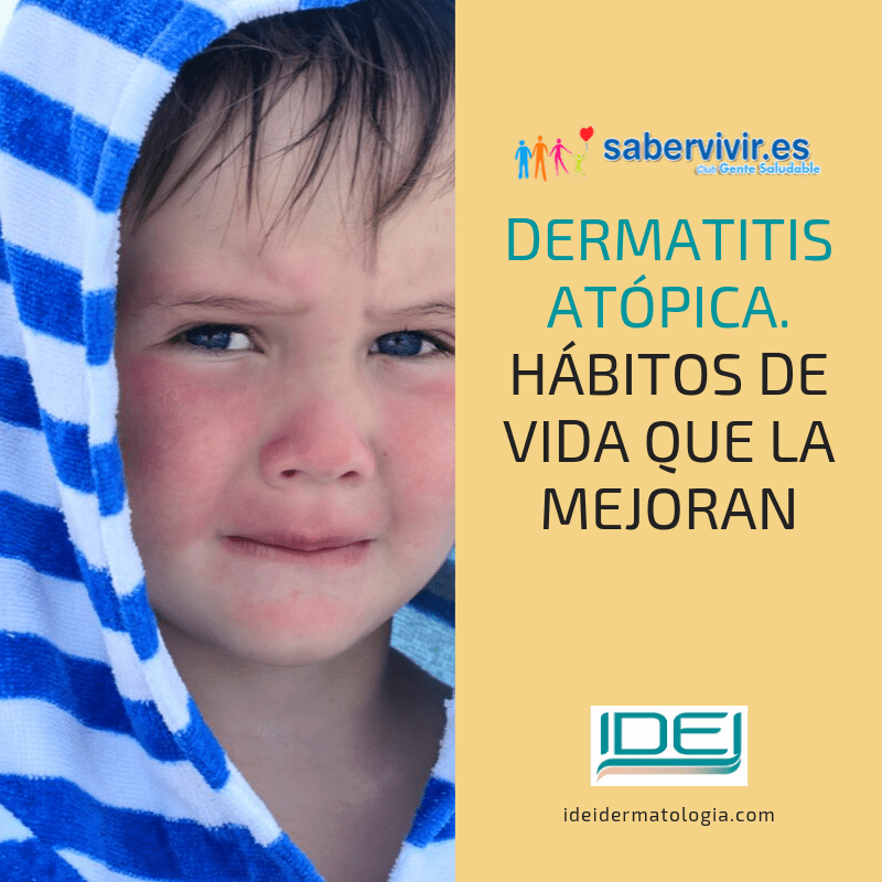 dermatitis atópica. hábitos de vida que la mejoran