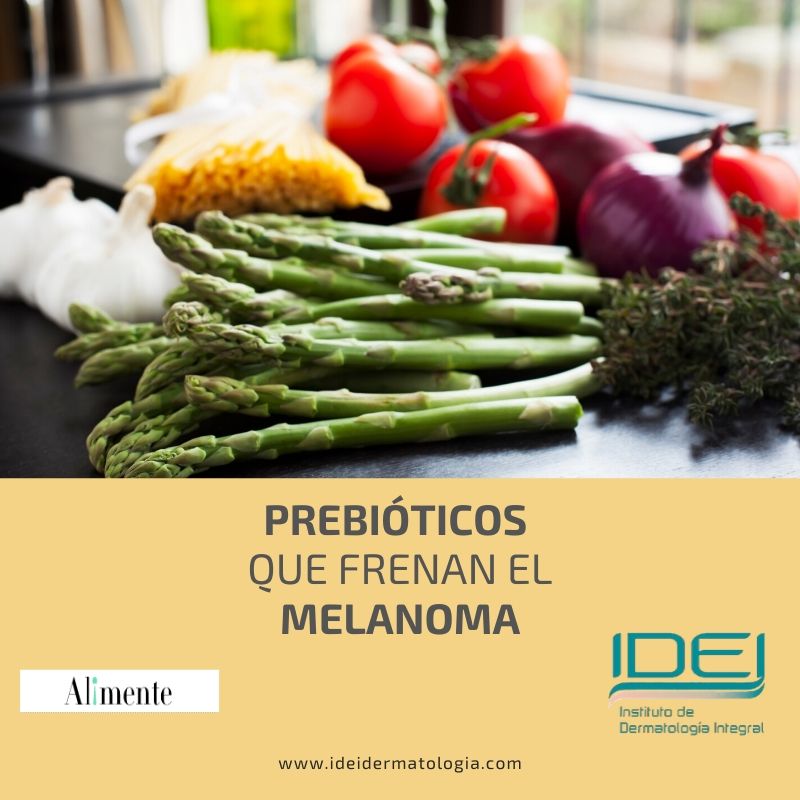 Prebióticos que frenan el melanoma