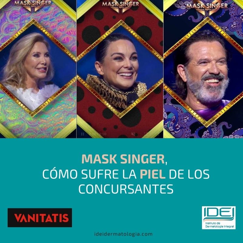 Mask Singer, cómo sufre la piel de los concursantes